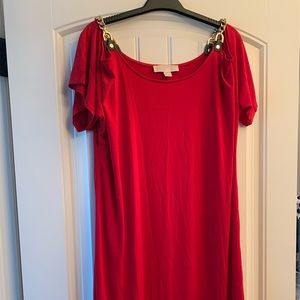 Red MK dress